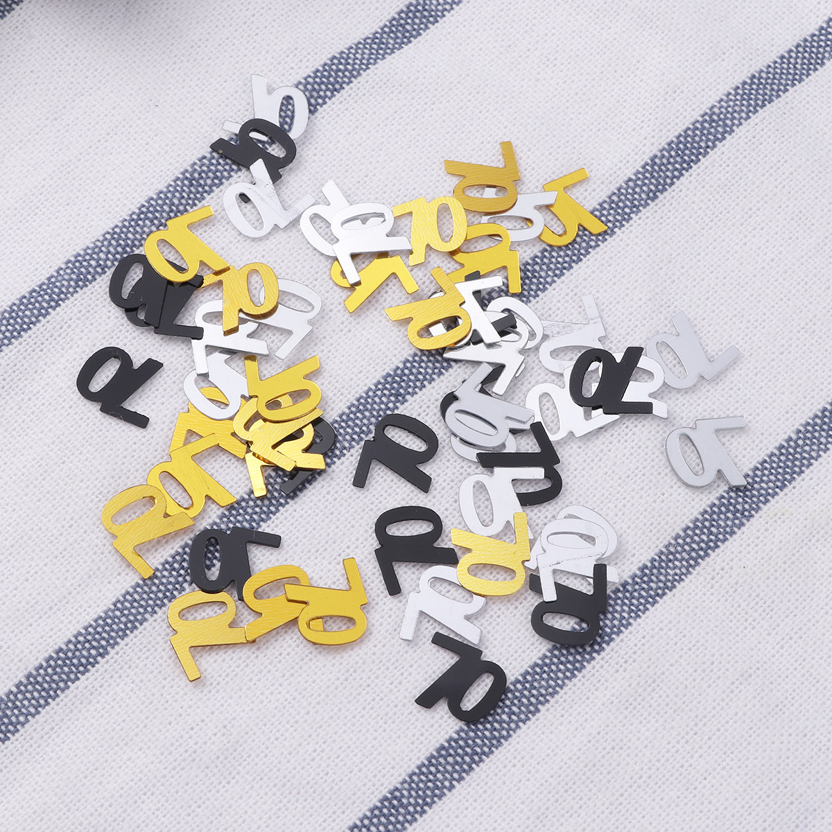 Table Number Gold - 1200Pcs Number Confetti Party Decoration Birthday