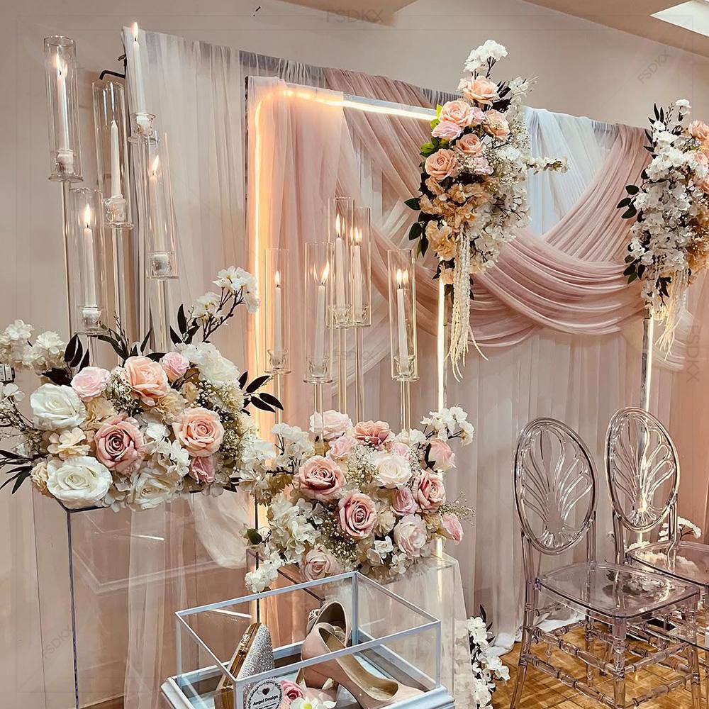 Wholesale Luxury Customized Me - Wedding Backdrop Curtain recension och pris