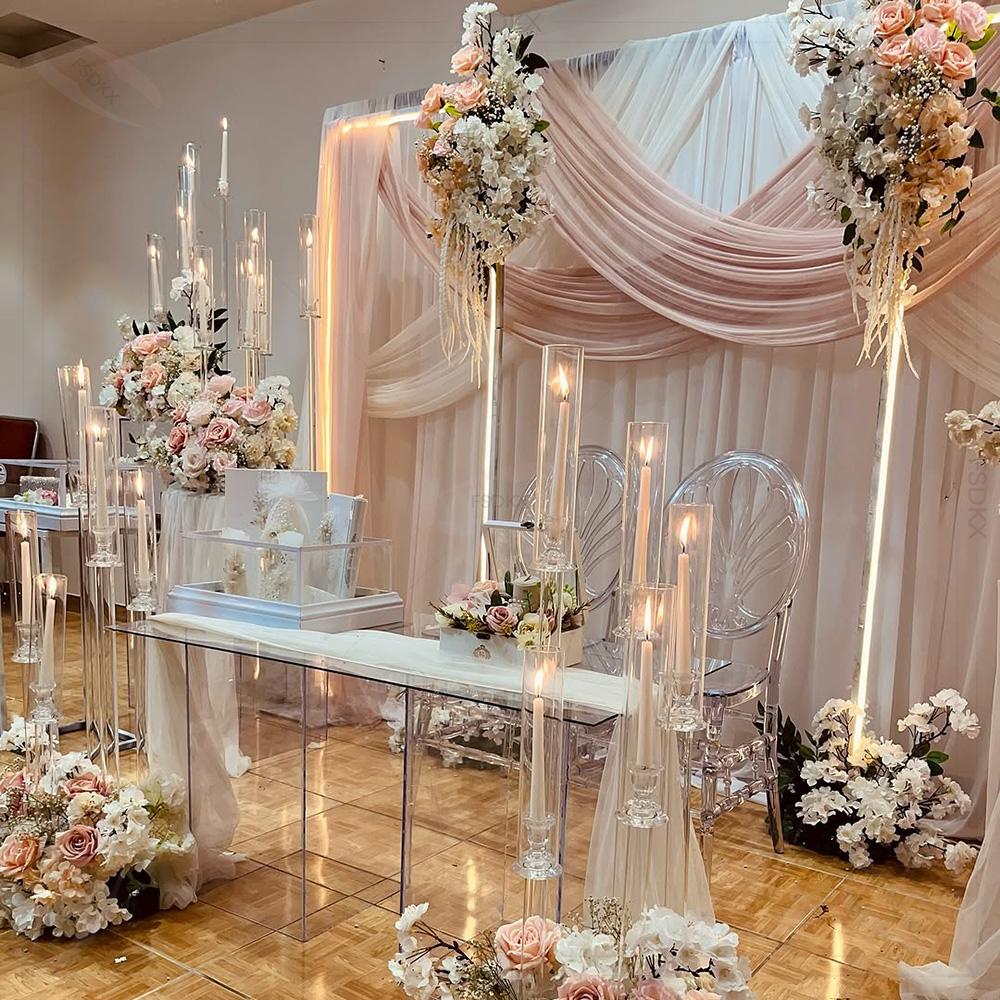 Wholesale Luxury Customized Me - Wedding Backdrop Curtain recension och pris