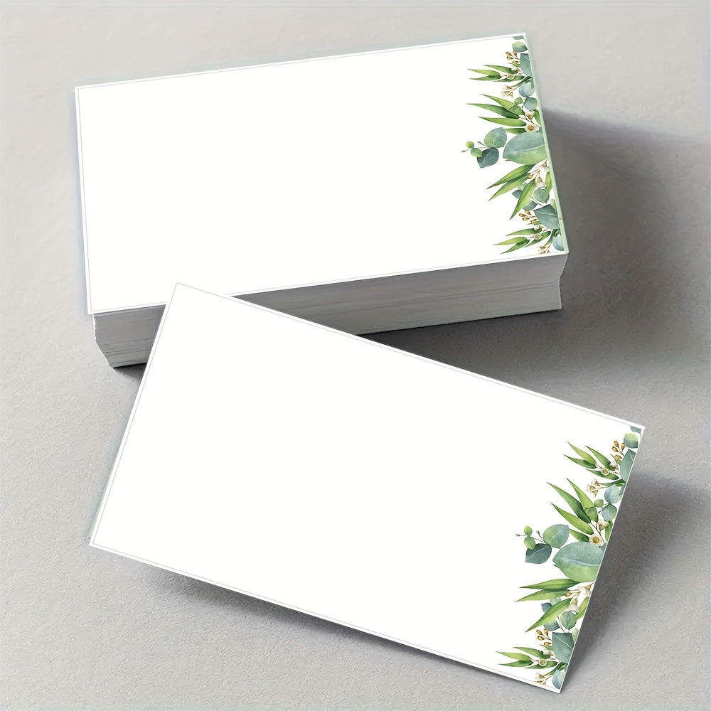 50PCS Green Floral Pattern Bla - Wedding Supply Company recension och pris