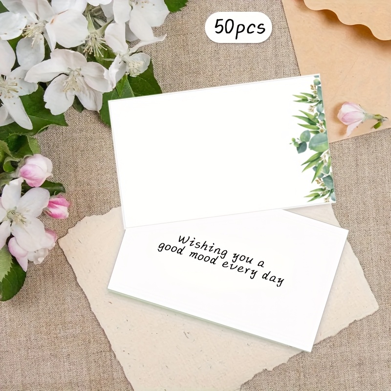 50PCS Green Floral Pattern Bla - Wedding Supply Company recension och pris