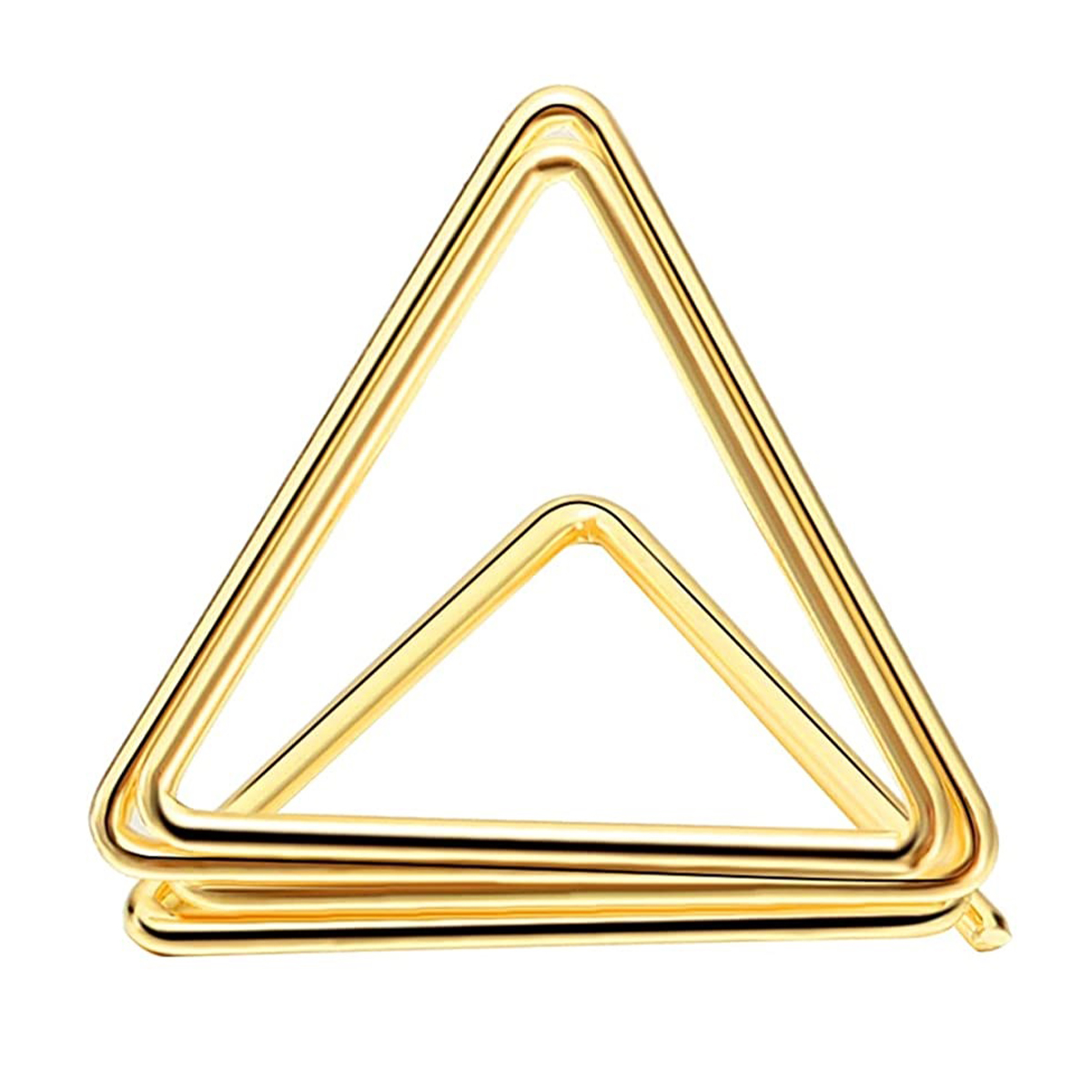 100Pcs Table Card Holder Trian - Table Number Gold recension och pris