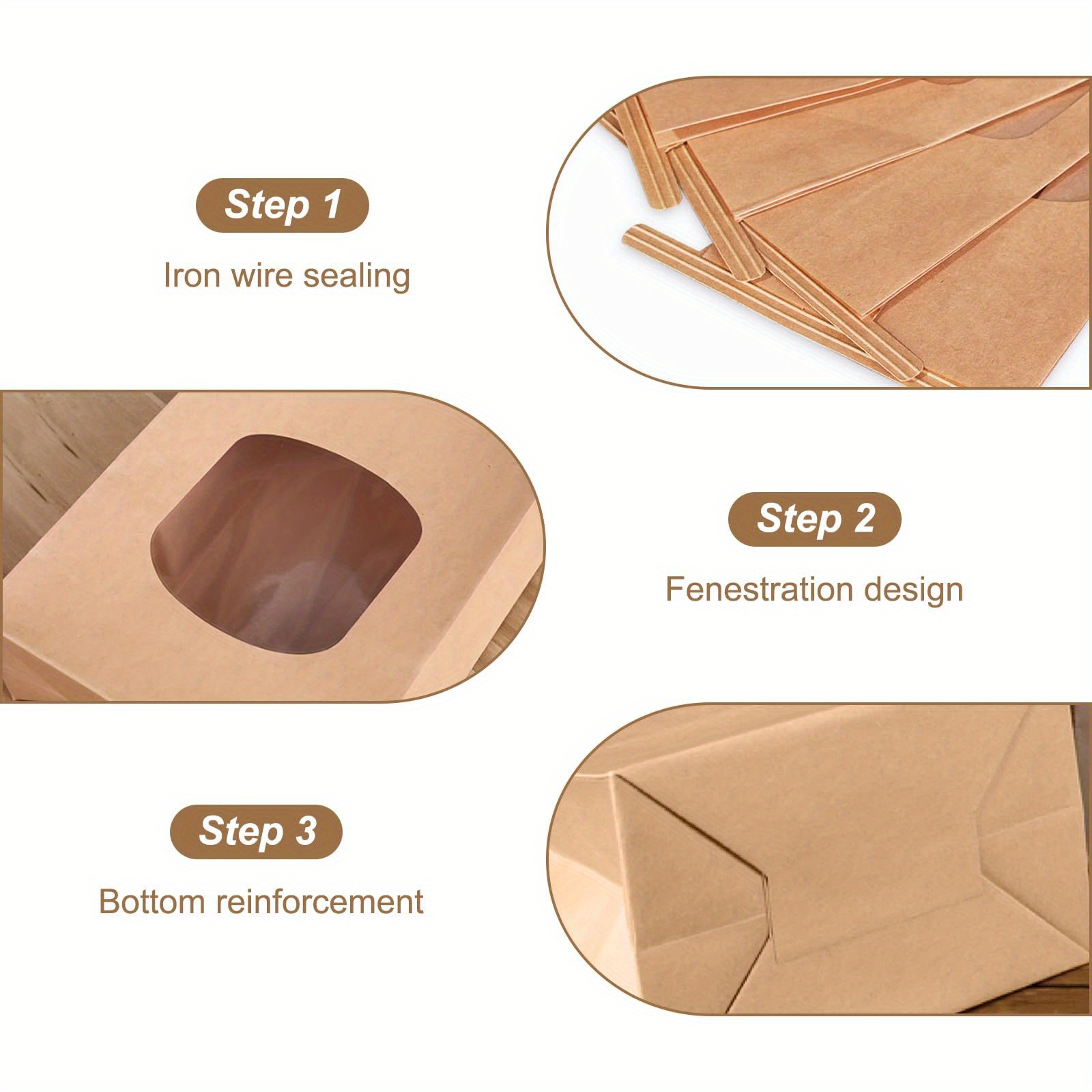 30 Brown Paper Bags with Obser - Wedding Supply Company recension och pris