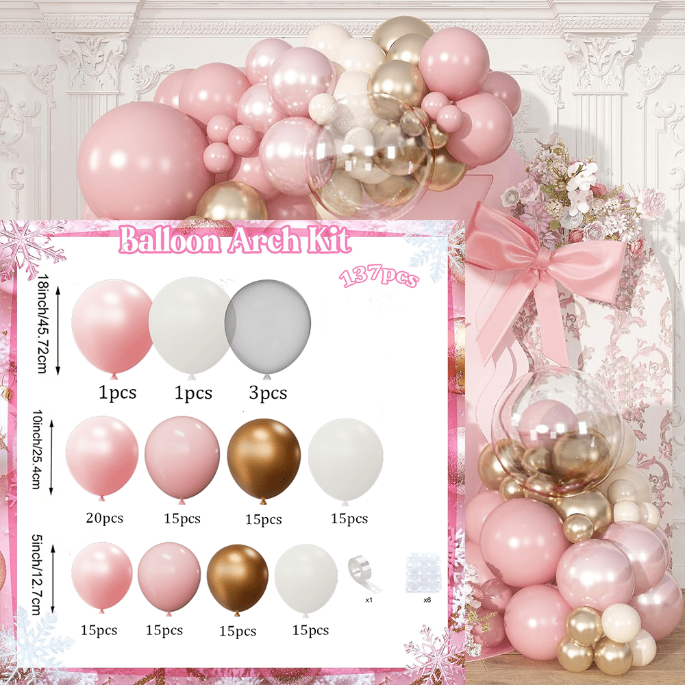 137pcs Vintage Pink Rose White - Wedding Supply Kit recension och pris