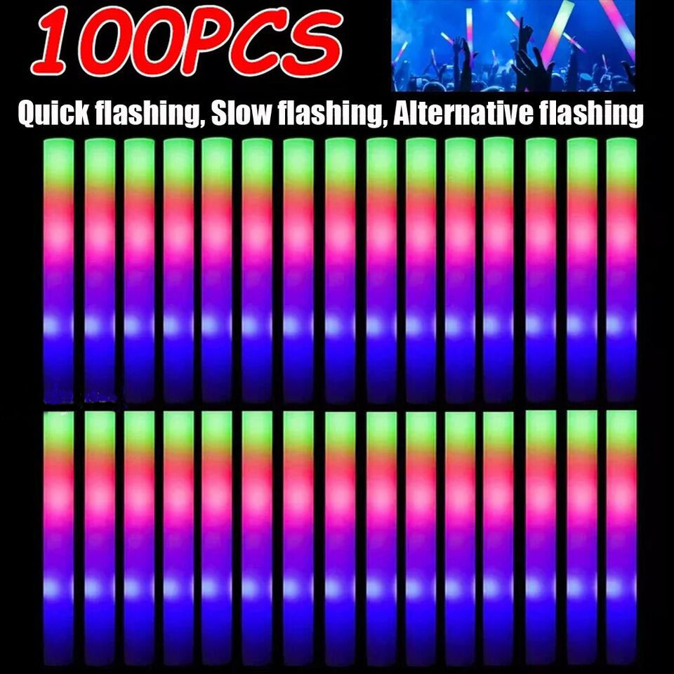 Glow Sticks Bulk 100Pack LED L - Wedding Supply Bulk recension och pris