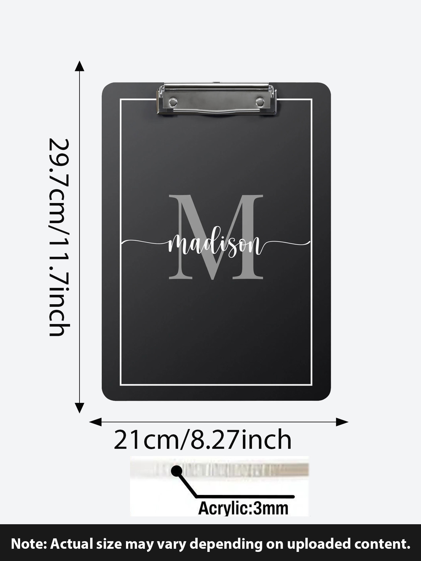 Custom Company Logo Clipboard, - Wedding Supply Company recension och pris
