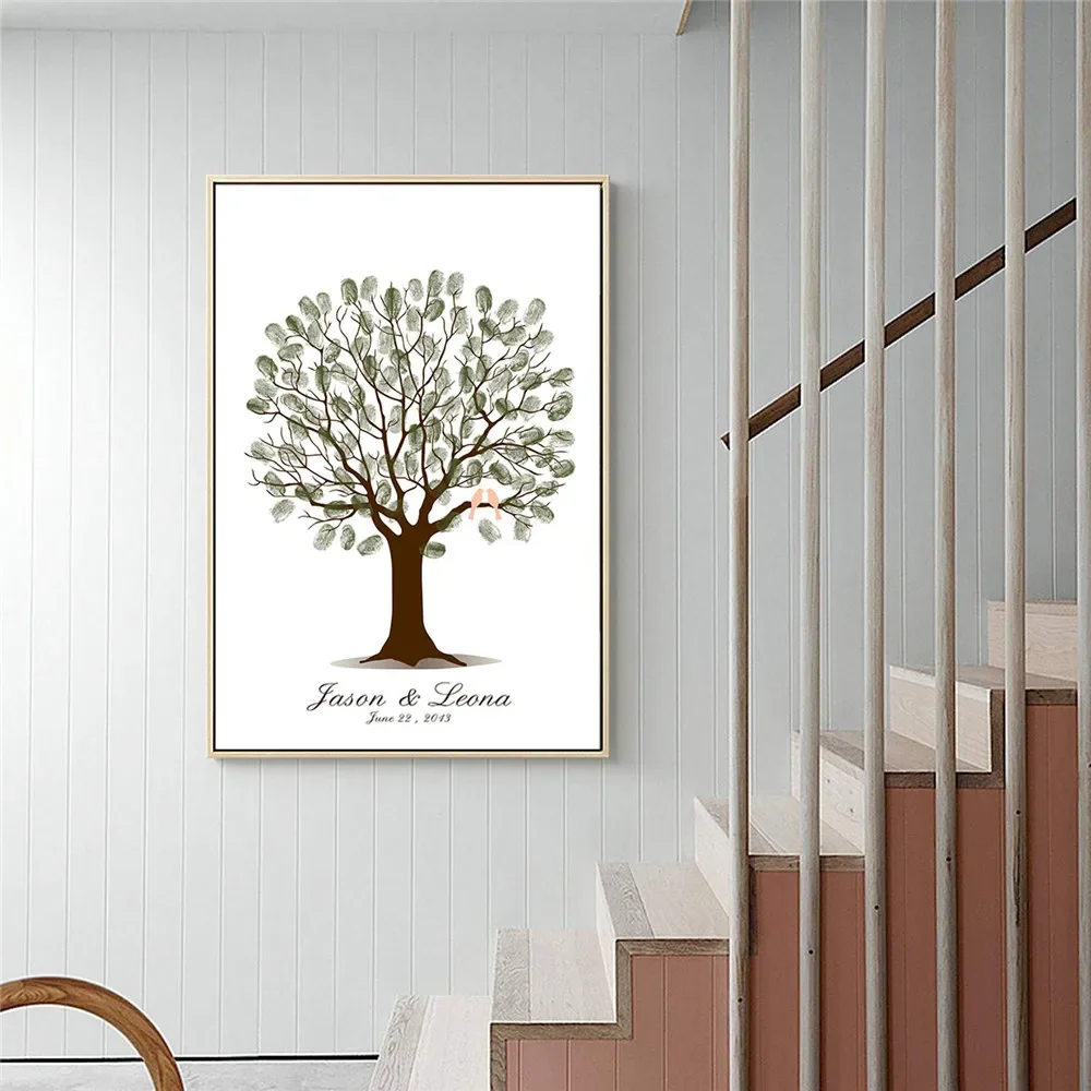 Wedding Fingerprint Tree Canva - Wedding Souvenir recension och pris