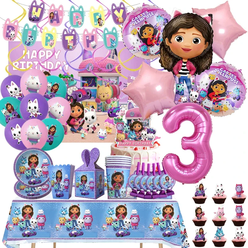 Gabby's Dollhouse Birthday Par - Wedding Supply Kit recension och pris