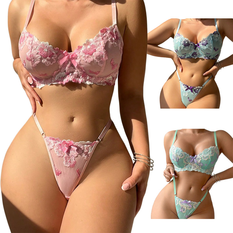 Embroidery Pink Floral Romanti - Good Floral & Wedding Decor Supply Photos recension och pris