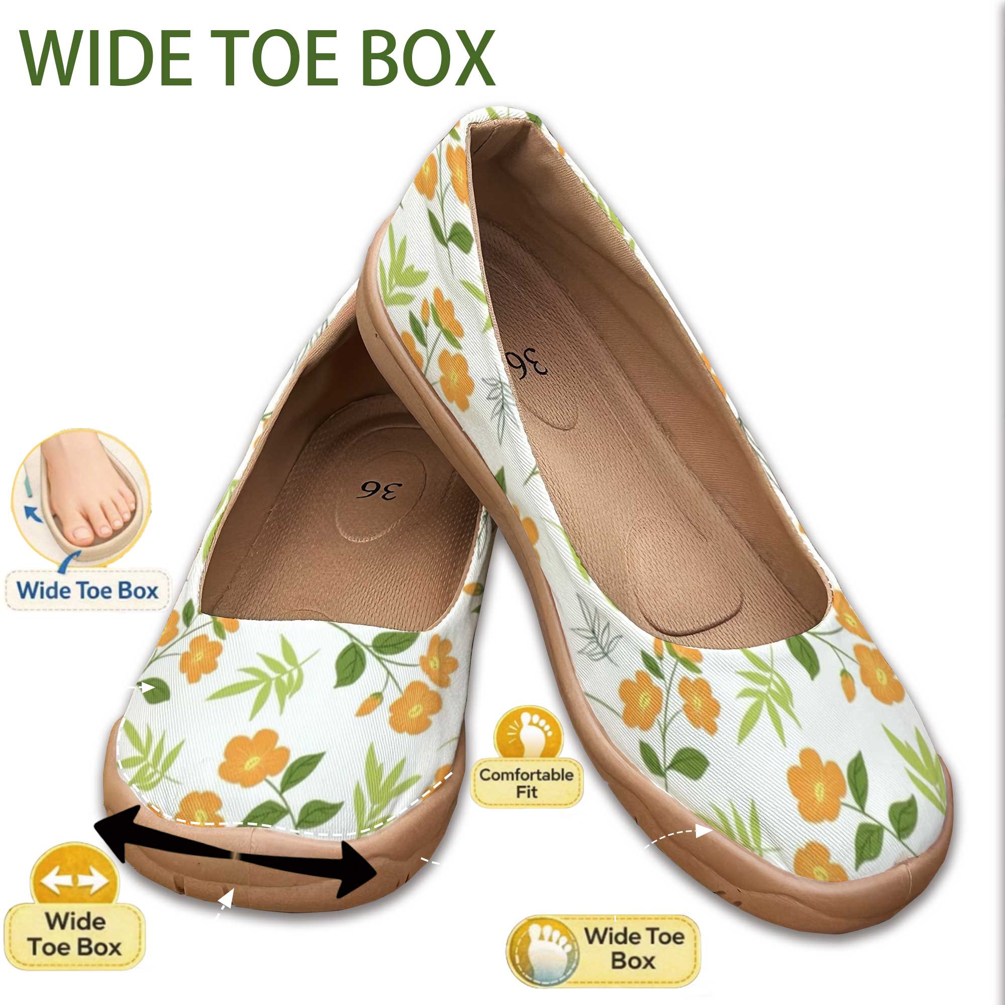 Good News for Wide Feet! Wide- - Good Floral & Wedding Decor Supply Photos recension och pris