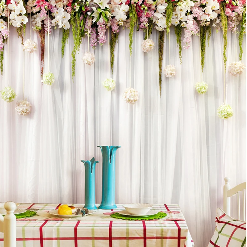 Custom Wall Cloth Fashion Flow - Wedding Backdrop Curtain recension och pris