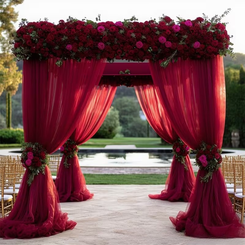 6 Meters Wedding Arch Drape Fa - Wedding Backdrop Curtain recension och pris