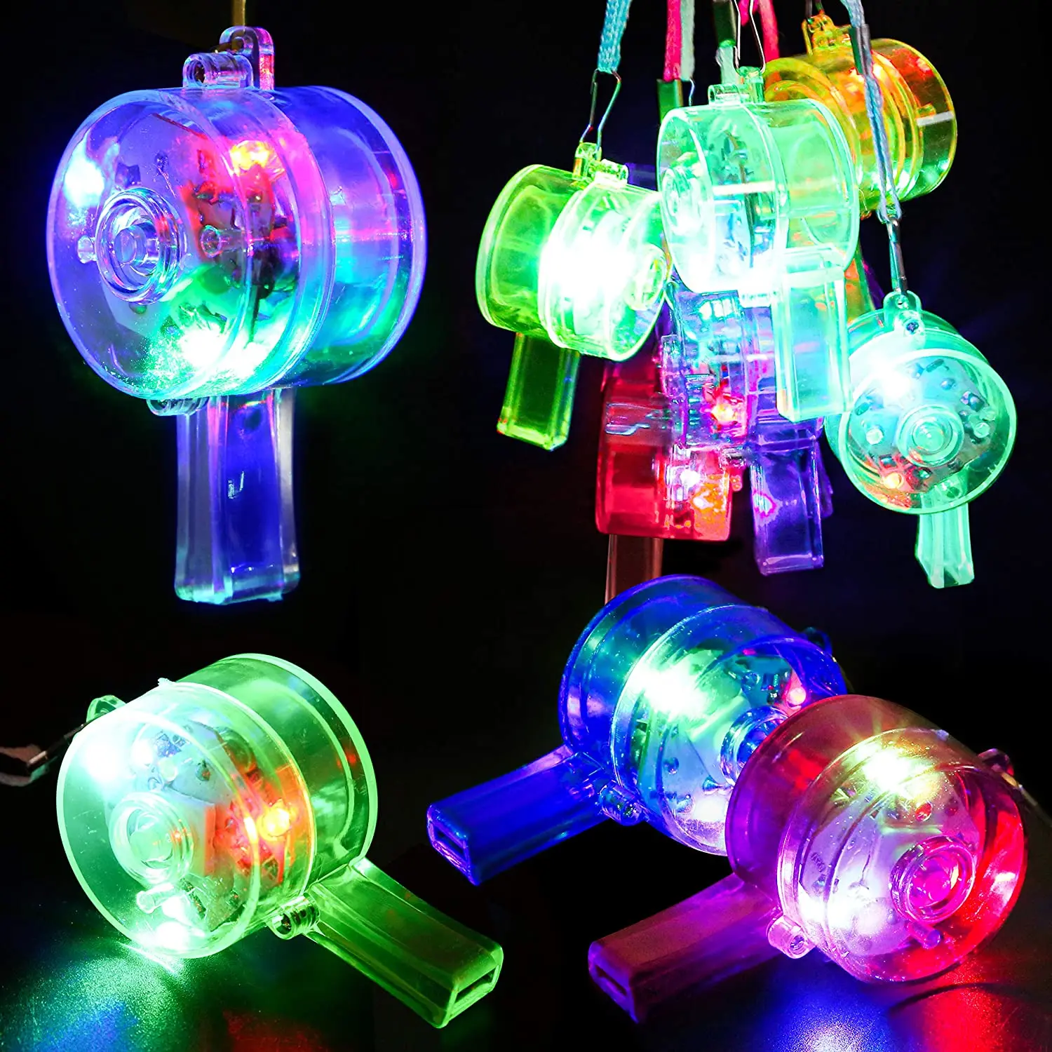 LED Light Up Whistle Glow Whis - Wedding Supply Bulk recension och pris