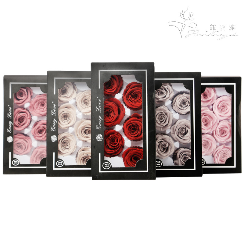 6pcs Eternal Rose Flower Heads - Wedding Supply Bulk recension och pris