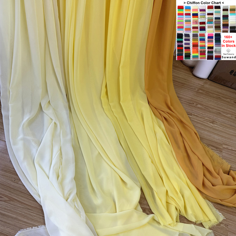Yellow Orange Chiffon Fabric B - Wedding Backdrop Curtain recension och pris