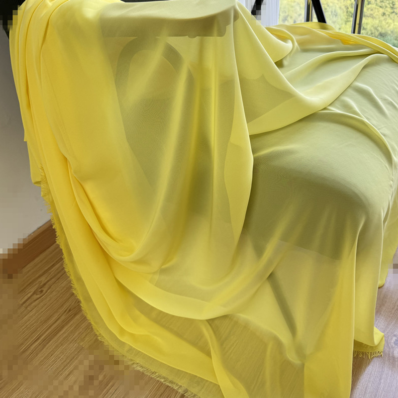 Yellow Orange Chiffon Fabric B - Wedding Backdrop Curtain recension och pris