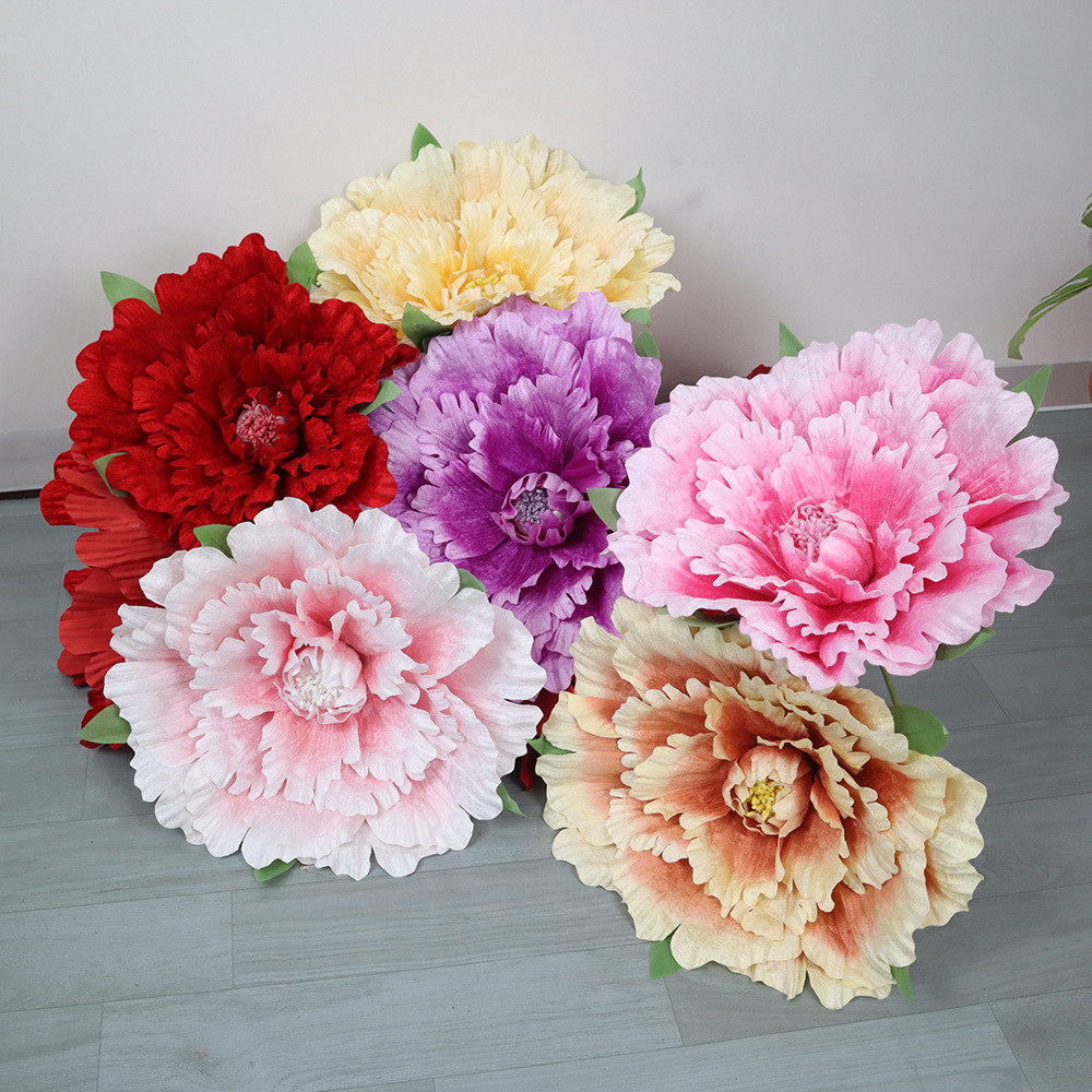 30-80cm Giant Velvet Peony Flo - Wedding Supply Bulk recension och pris