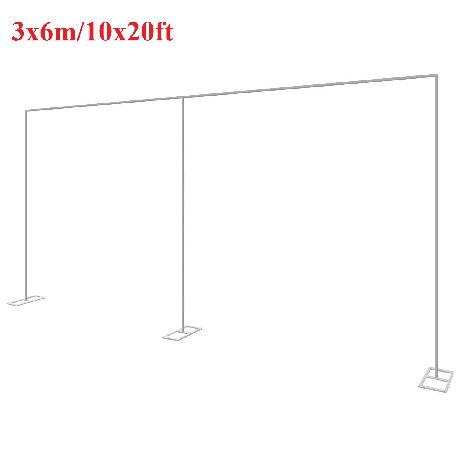 3x6m/10x20ft Metal Wedding Arc - Wedding Backdrop Curtain recension och pris