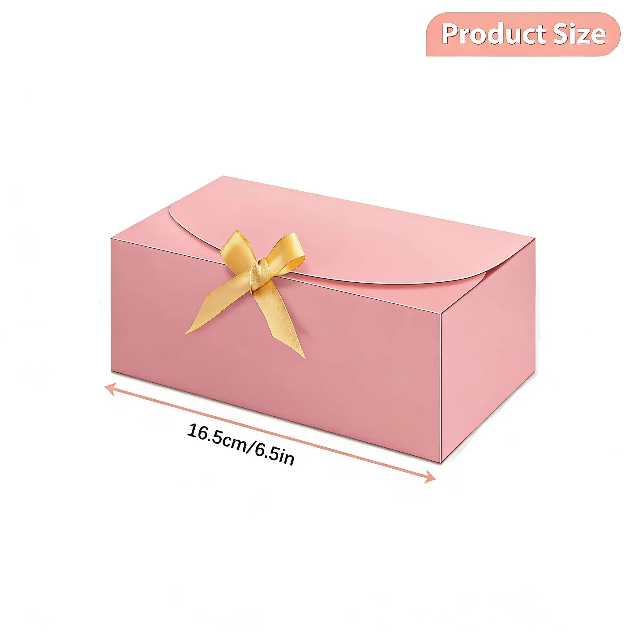 10-Pack Kraft Paper Gift Boxes - Papercraft Supply Ribbon recension och pris