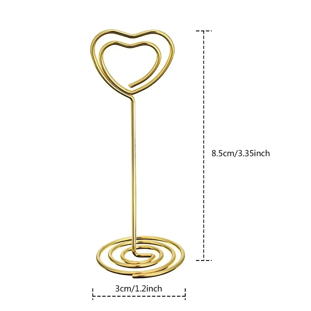 10pcs Heart Shape Table Number - Table Number Gold recension och pris