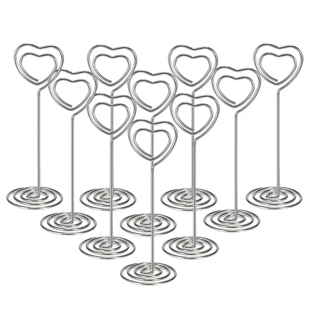 10pcs Heart Shape Table Number - Table Number Gold recension och pris