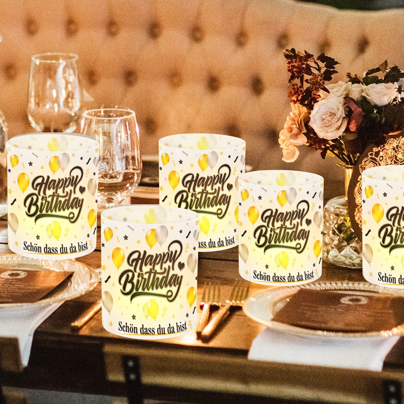 6 pcs. Black Gold Birthday Tab - Table Number Gold recension och pris